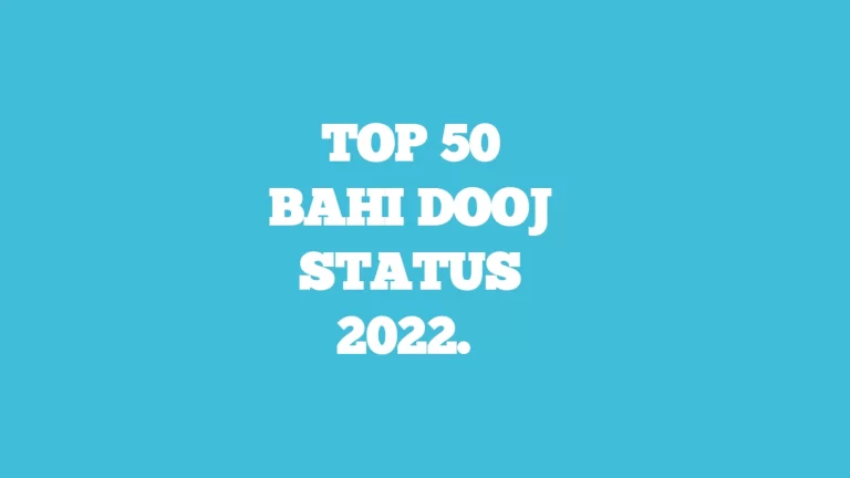 Best bhai dooj status October 26, 2022.
