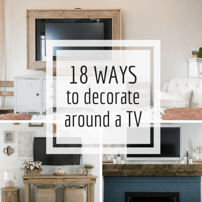 Tv console table decor ideas