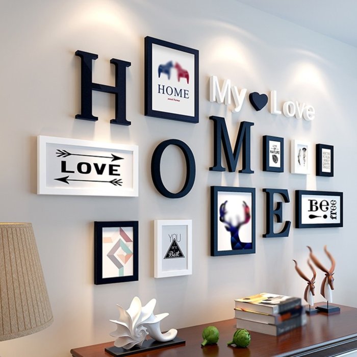 Wall decor picture frames