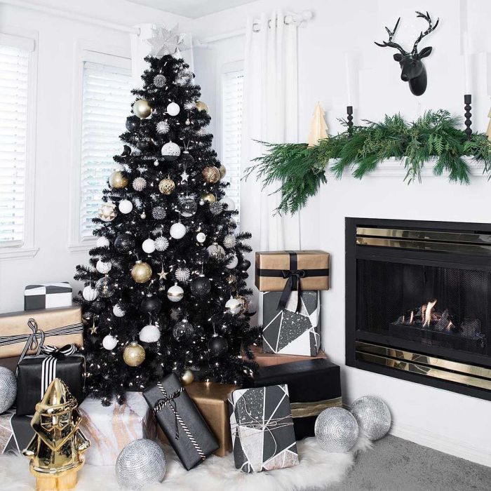 Black Christmas Tree Decor Ideas A Darkly Festive Guide