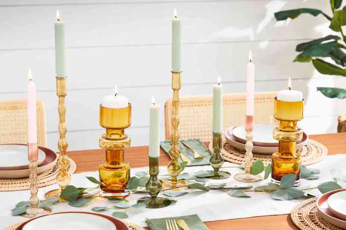 Candle Light Table Decor Setting the Mood