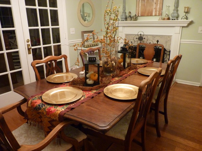 Decor for dinner table ideas