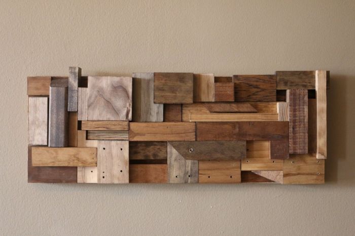 Diy wall decor with wood