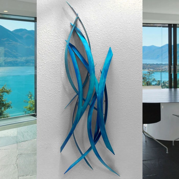 Modern wall decor metal