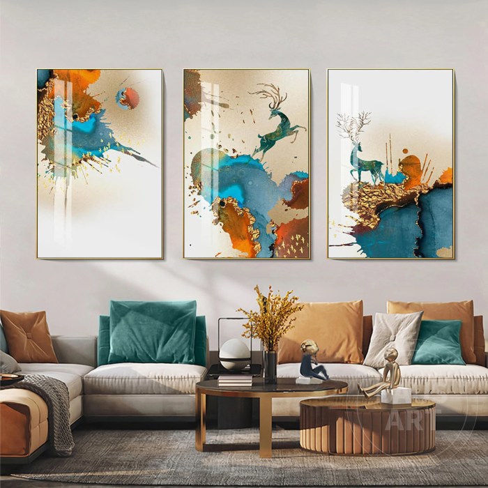 Abstract painting wall decor