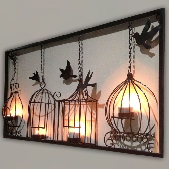 Wrought iron wall decor outdoor