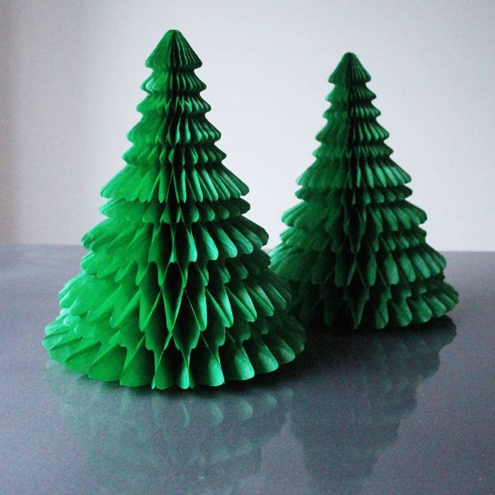 Table top christmas tree decor