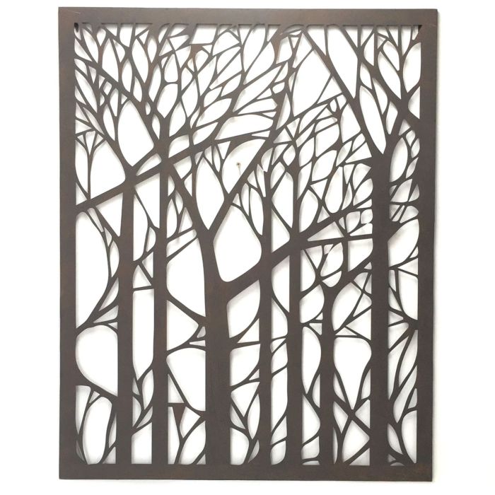 Wrought iron wall decor outdoor