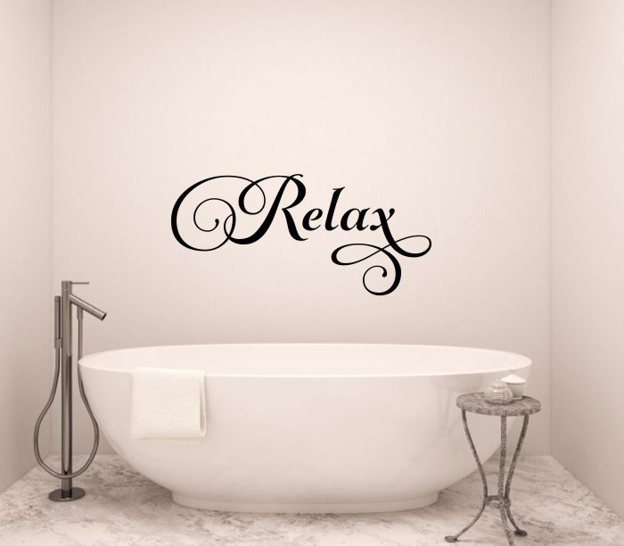 Wall decals bathroom decor