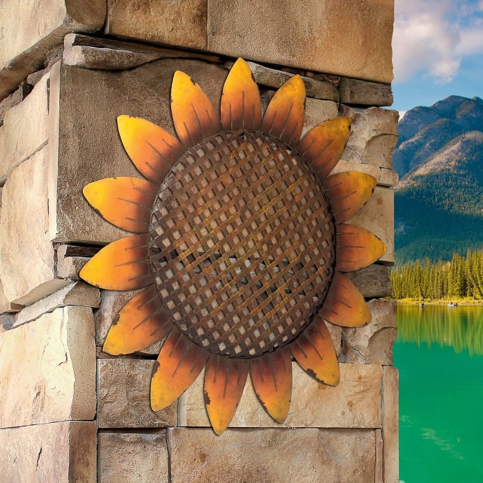 Sun outdoor wall decor