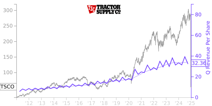 Price of Tractor Supply Stock A Comprehensive Analysis