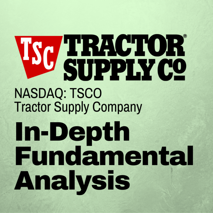 Price of tractor supply stock